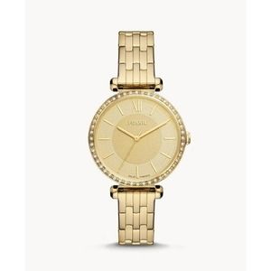 Fossil BQ3818 Tillie Solar-Powered Gold-Tone Stainless Steel Watch